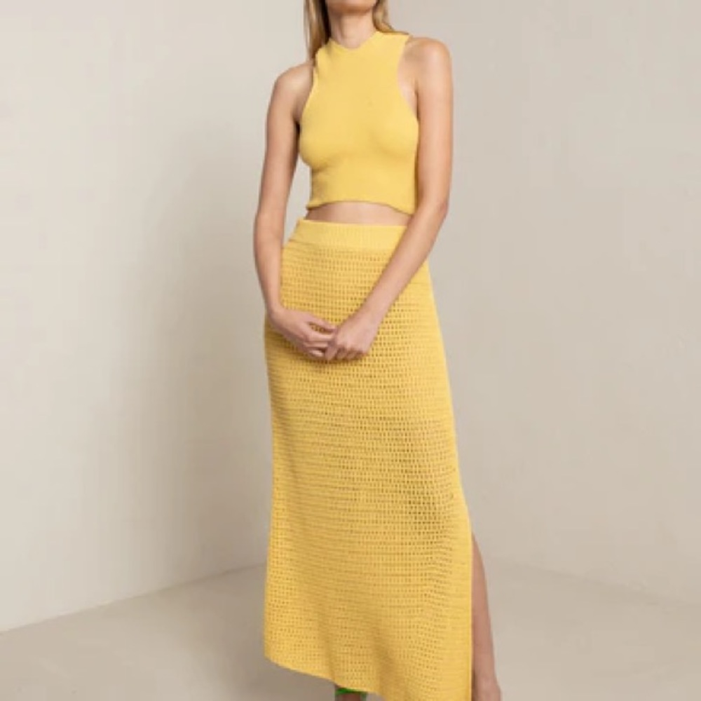 A.L.C. Caleb crochet skirt in Sunray - new with tags